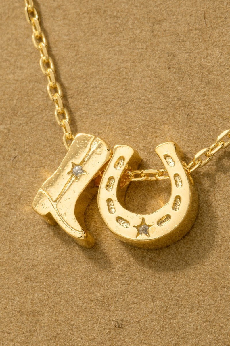 Desert Queen Horseshoe Necklace