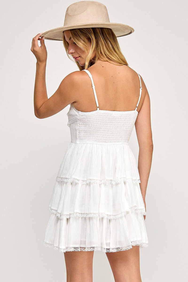 Lace & Daydreams Mini Dress