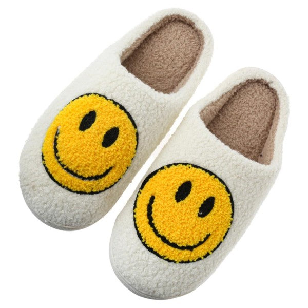 All Smiles Fluffy Slippers