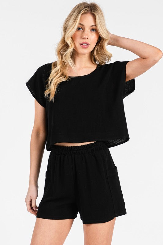 Blackout Babe Crop