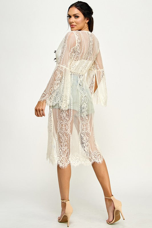 Barefoot Bloom Crochet Cardigan