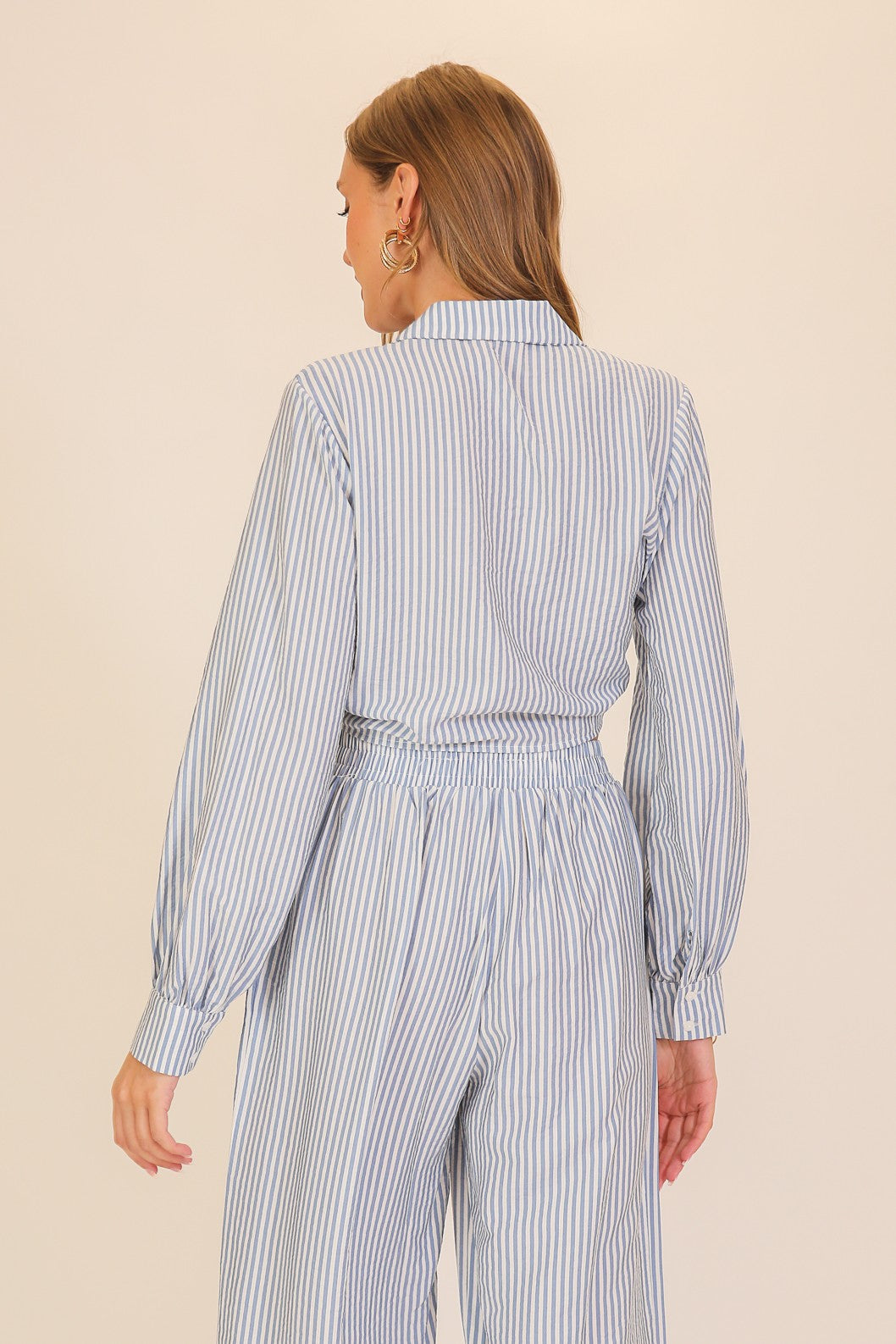 Harbor Stripe Tie Top