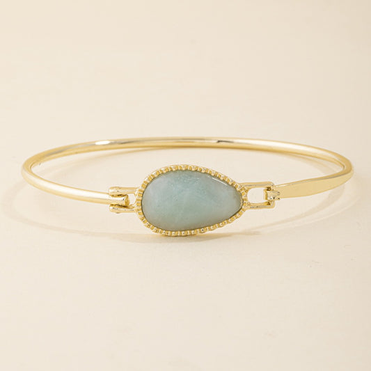 Teardrop Bangle Bracelet