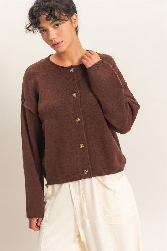 Chestnut Cozy Cardigan