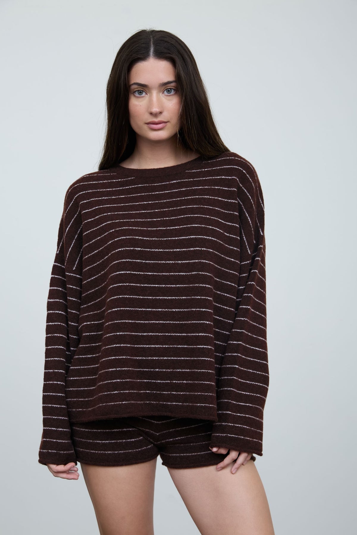 Toffee Stripe Sweater