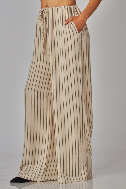Valencia Tailored Pinstripe Pants
