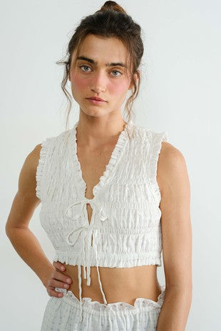 Sea Searcher Ruffle Top and Skort Set