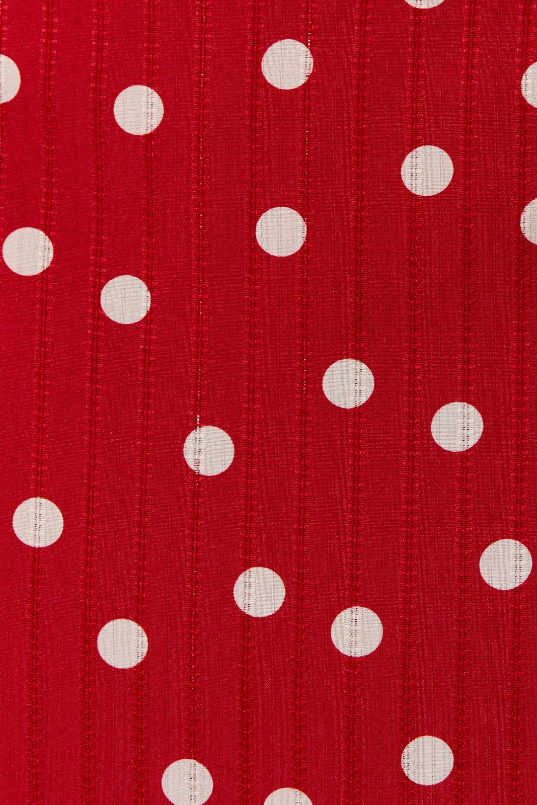 Cherry Dot Strapless Dress