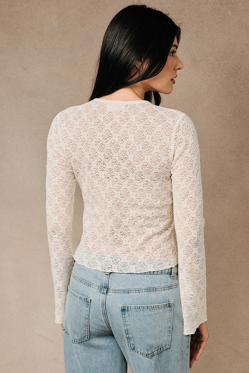 Secret Garden Bell Sleeve Blouse