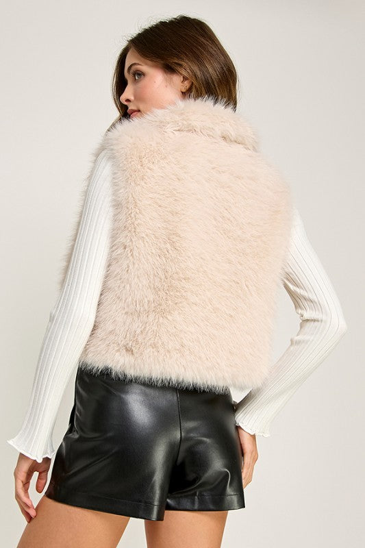 Frosted Fur Vest