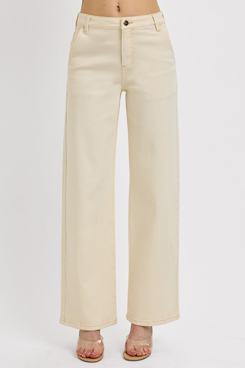 Risen Tummy Control Slouchy Ankle Baggy Pants
