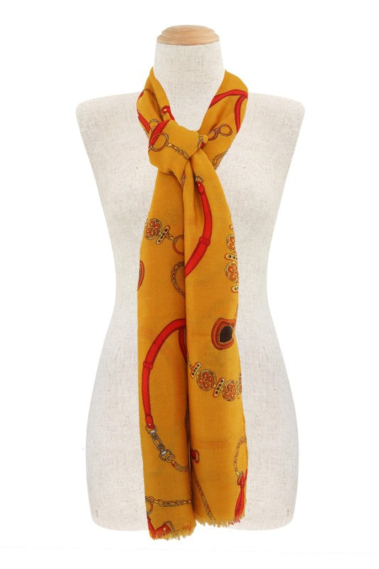 Chain Design Shawl Wrap Scarf