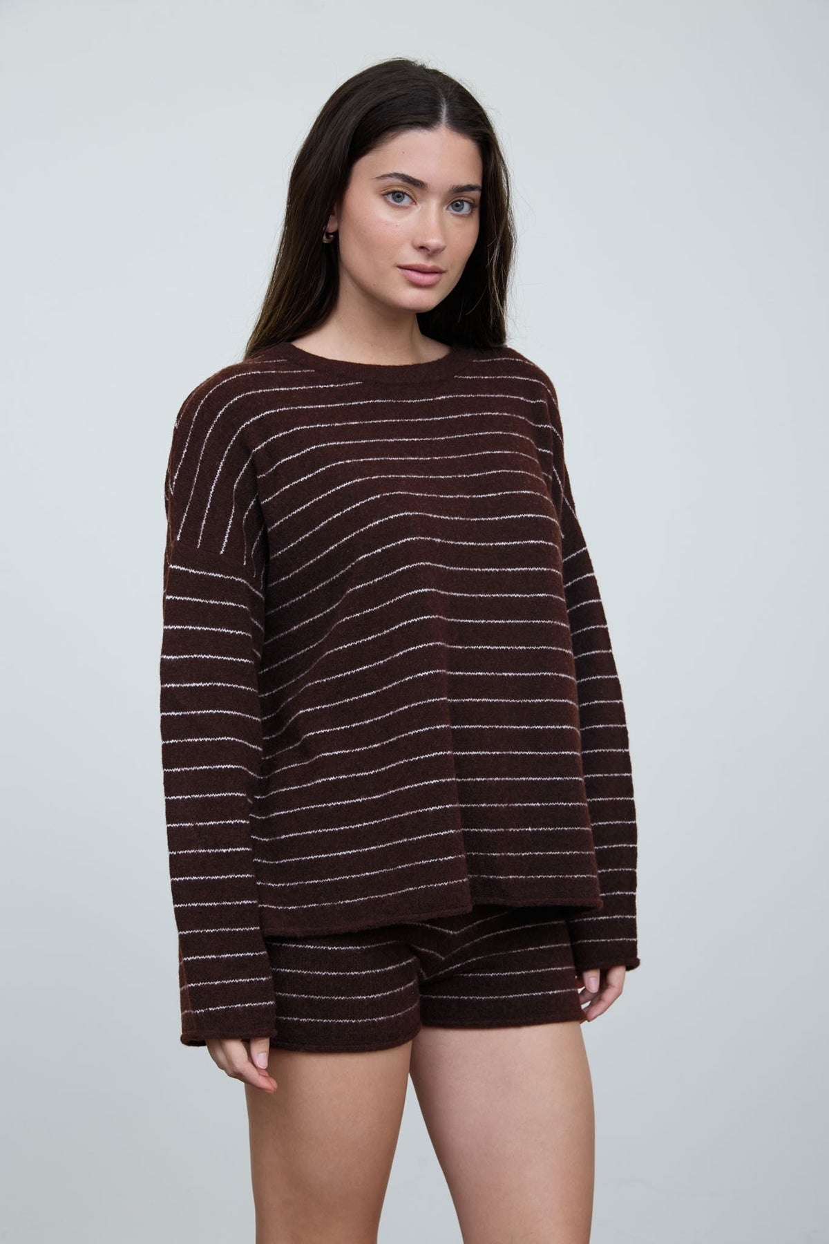 Toffee Stripe Sweater