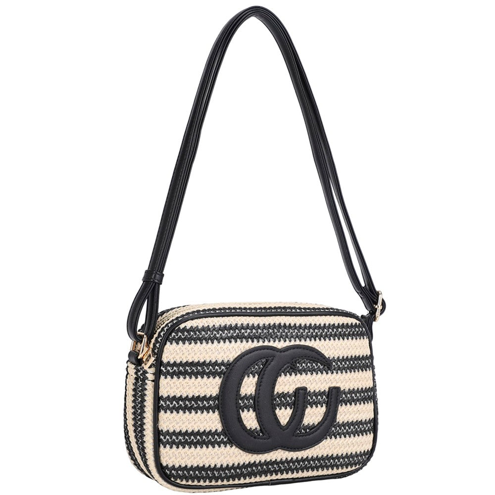 Monaco Stripe Luxe Crossbody