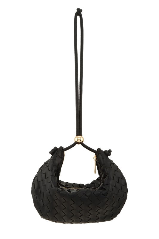 Adjustable Woven Shoulder Bag