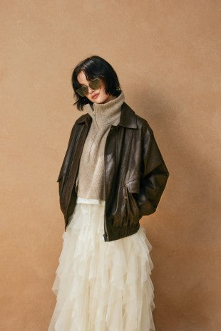 Dark Roast Leather Jacket