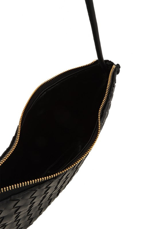 Adjustable Woven Shoulder Bag