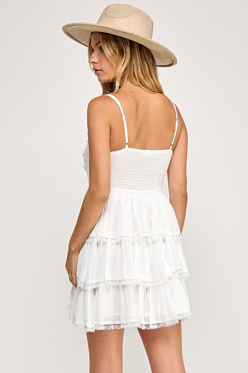 Lace & Daydreams Mini Dress