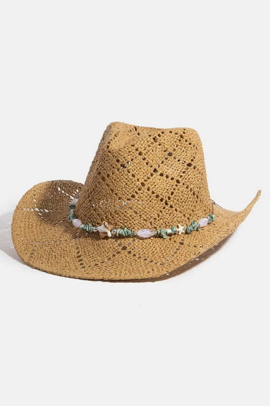 Coastal Cowgirl Straw Hat