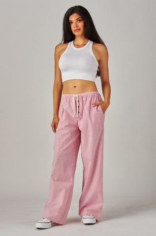 Coastline Pinstripe Boxer Pants