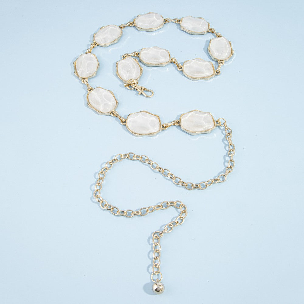 Ivory Tide Chain Belt