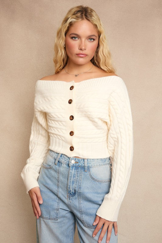 Angel Drape Sweater Top