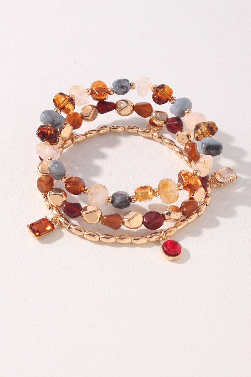 Sunset Petals Bracelet Set