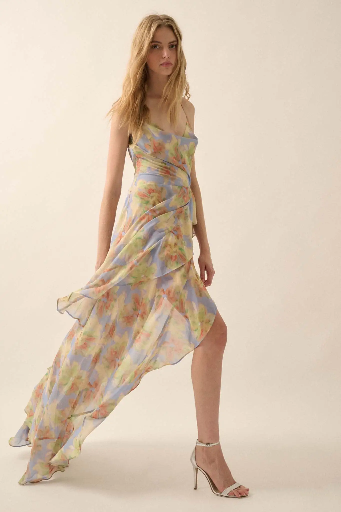 Fairy Garden Floral Maxi Dress