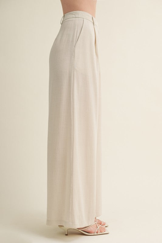 Flow Pleated Wide Leg Pants
