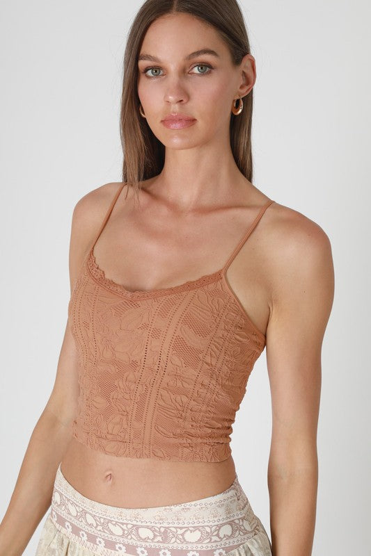 Double Lace Trim Cami