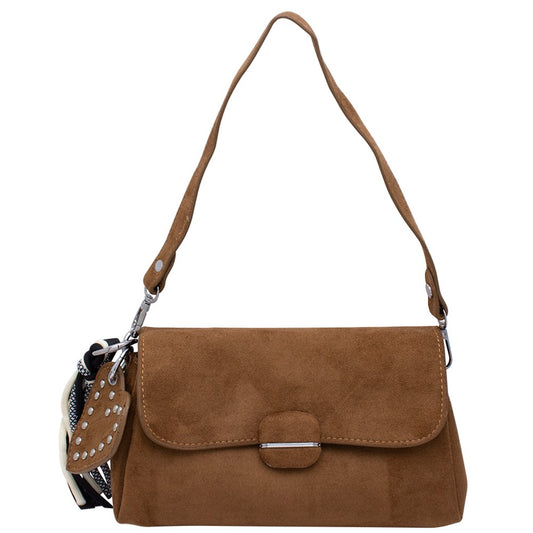 Espresso Flap Crossbody