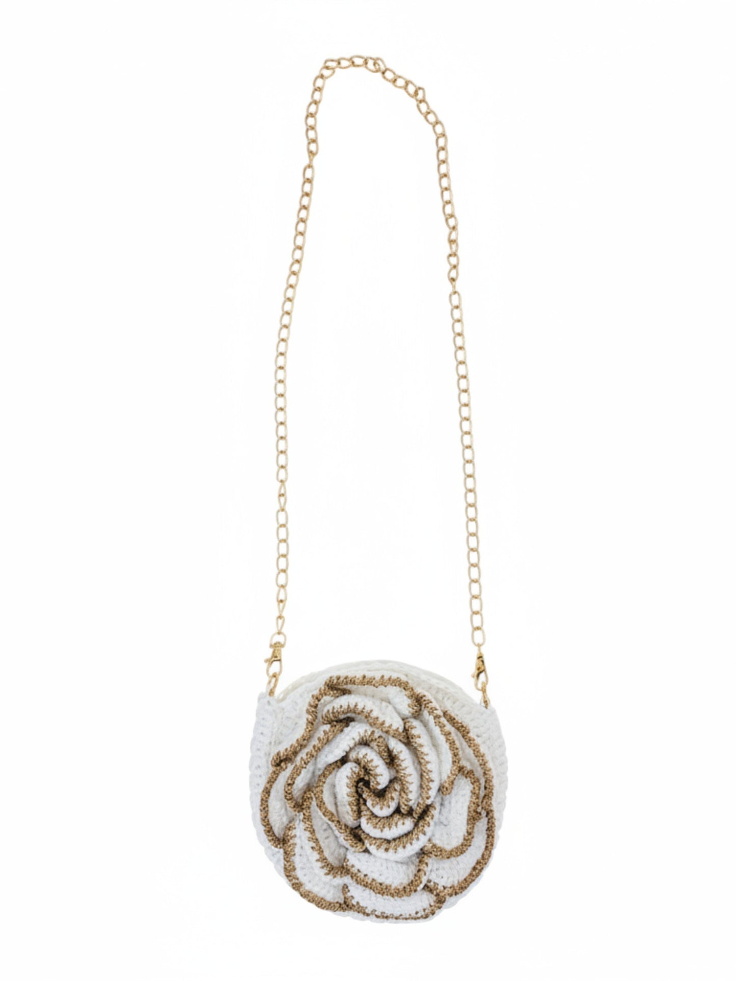 Ivory Rose Crochet Crossbody
