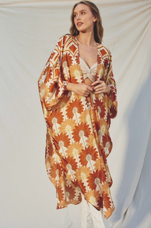 Golden Age High Slits Kimono