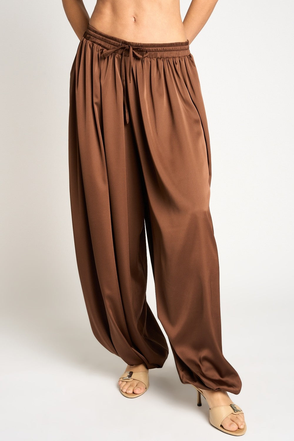 Cinnamon Satin Dream Pants