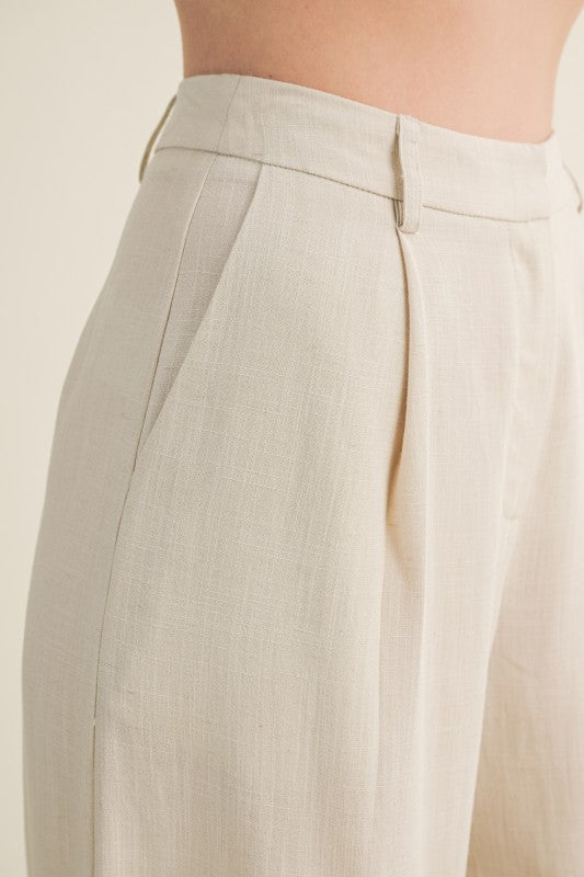 Flow Pleated Wide Leg Pants
