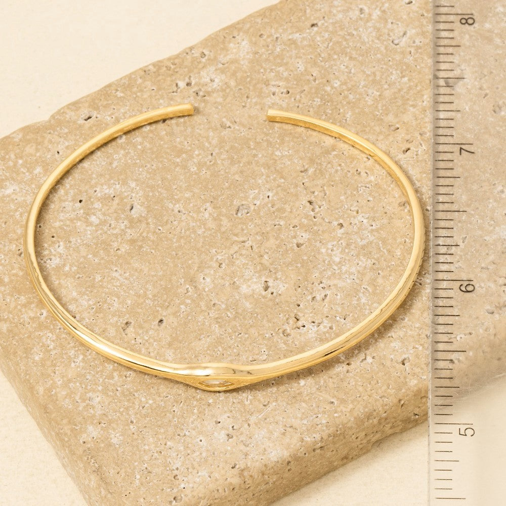 Minimalist Gold Cuff Bracelet