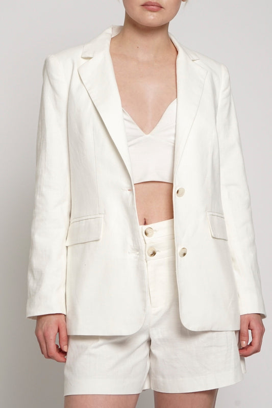 Clean Slate Linen Blazer