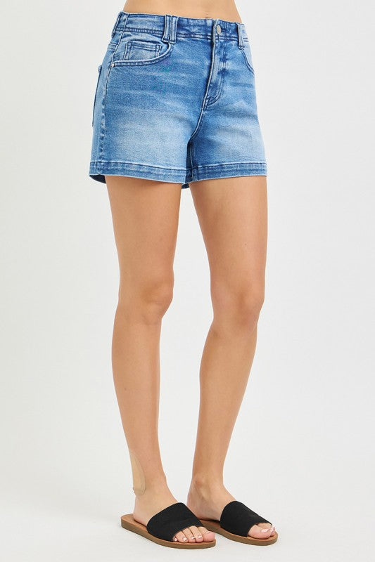 Risen Mid Rise Relaxed Shorts