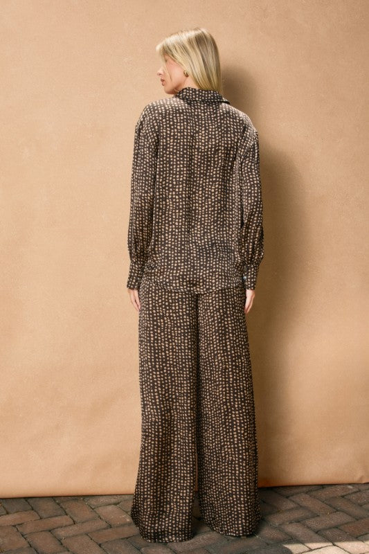 Smoke And Sand Pull On Drawstring Pants