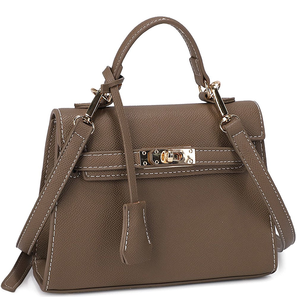 Textured Muse Satchel Bag