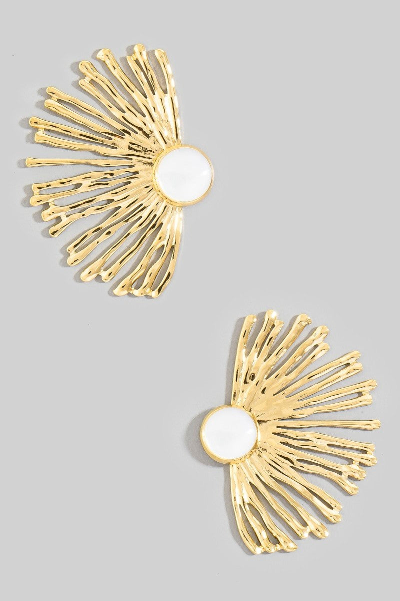 Radiant Fan Earrings