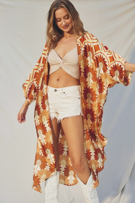 Golden Age High Slits Kimono