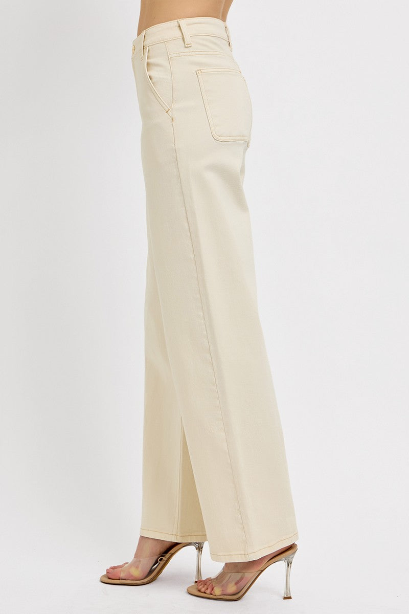 Risen Tummy Control Slouchy Ankle Baggy Pants