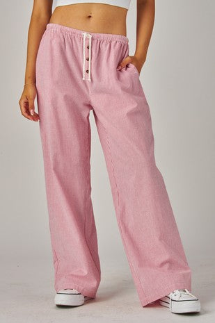 Coastline Pinstripe Boxer Pants