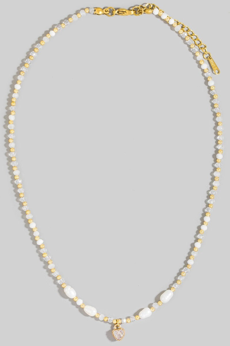 Sweetheart Beaded Necklace