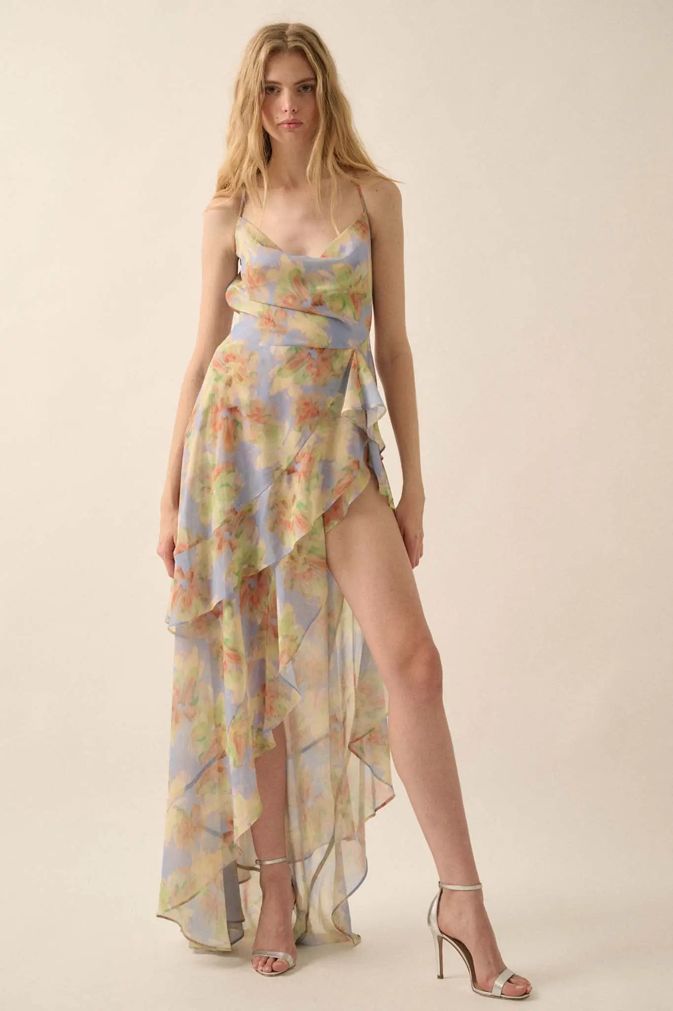 Fairy Garden Floral Maxi Dress