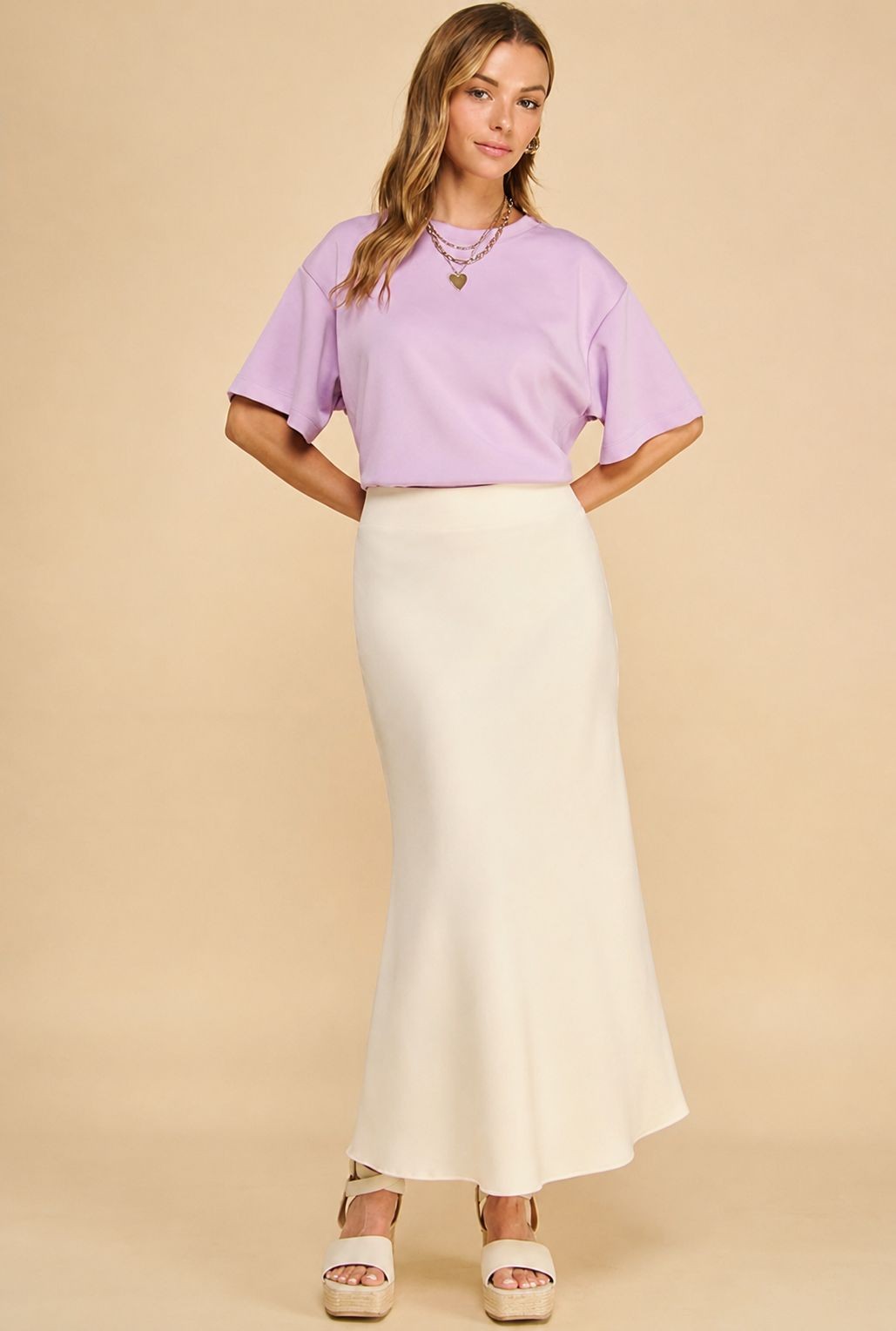 Aniston Silk Slip Skirt