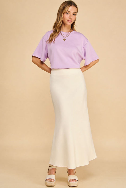 Aniston Silk Slip Skirt