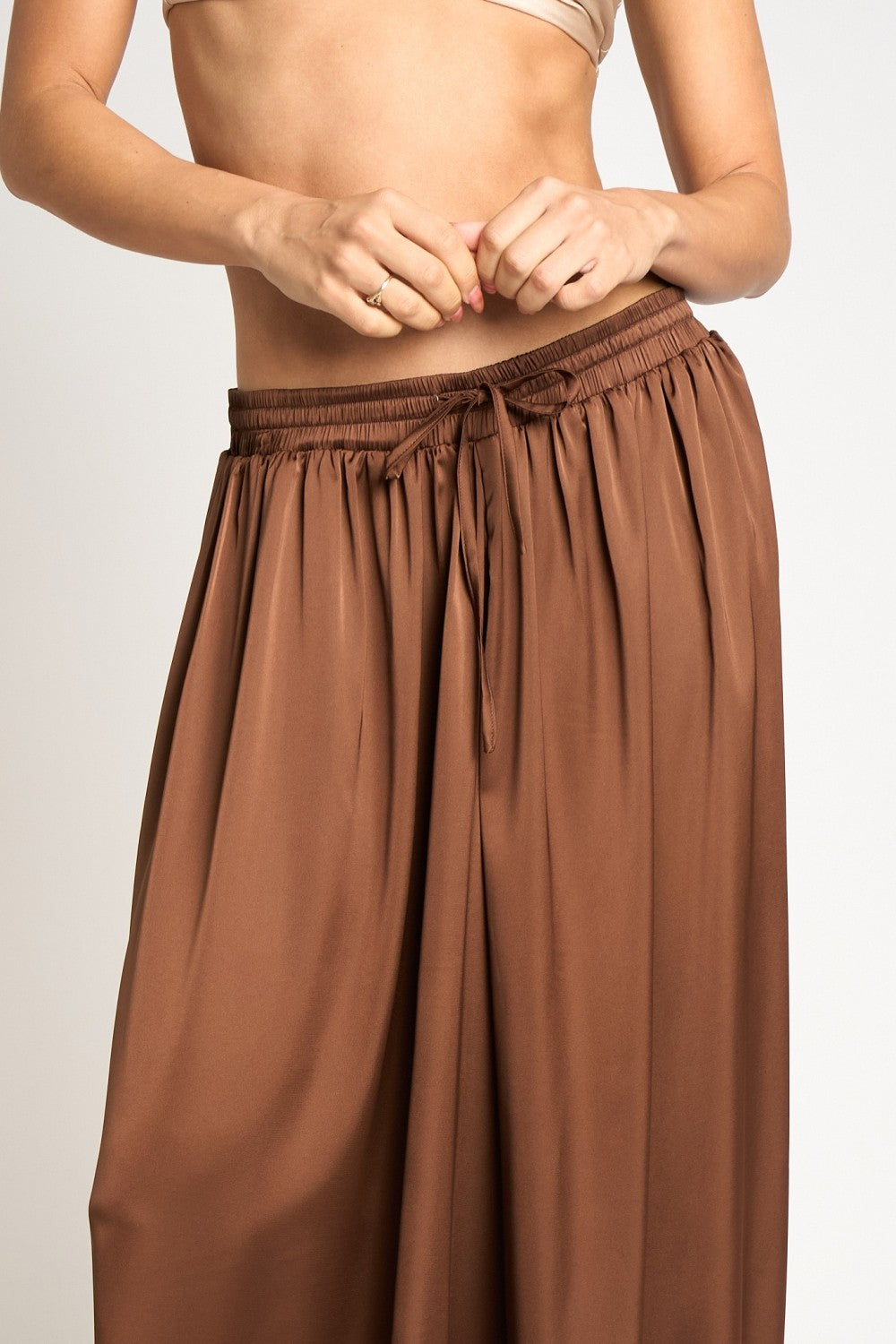 Cinnamon Satin Dream Pants