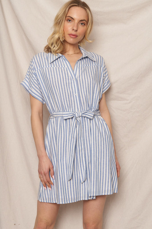 Seaside Stroll Shirt Dress